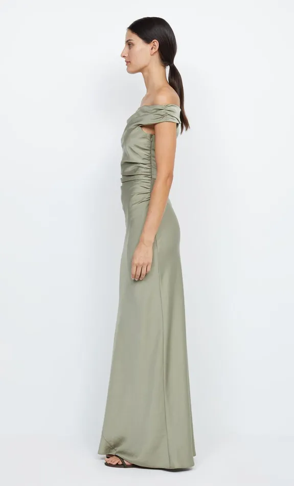 Women ETERNITY OFF SHOULDER MAXI 8211 SAGE Bec Bridge Prom Dresses