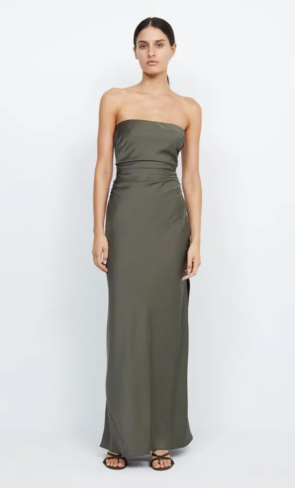 Women ETERNITY STRAPLESS MAXI 8211 DARK WILLOW Bec Bridge Bridesmaid Dresses