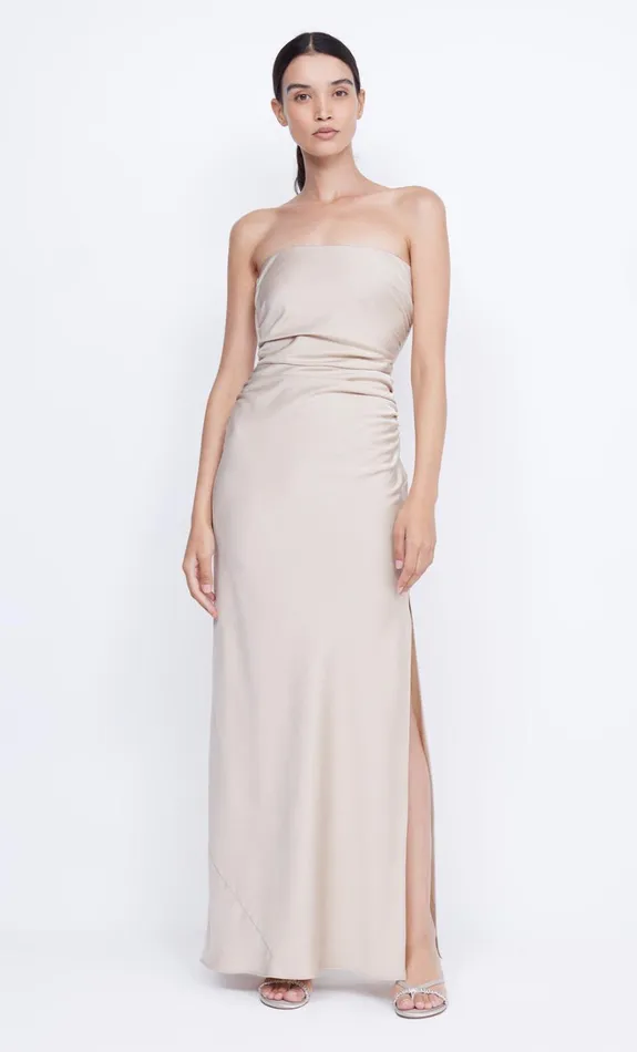 Women ETERNITY STRAPLESS MAXI 8211 SAND Bec Bridge Prom Dresses