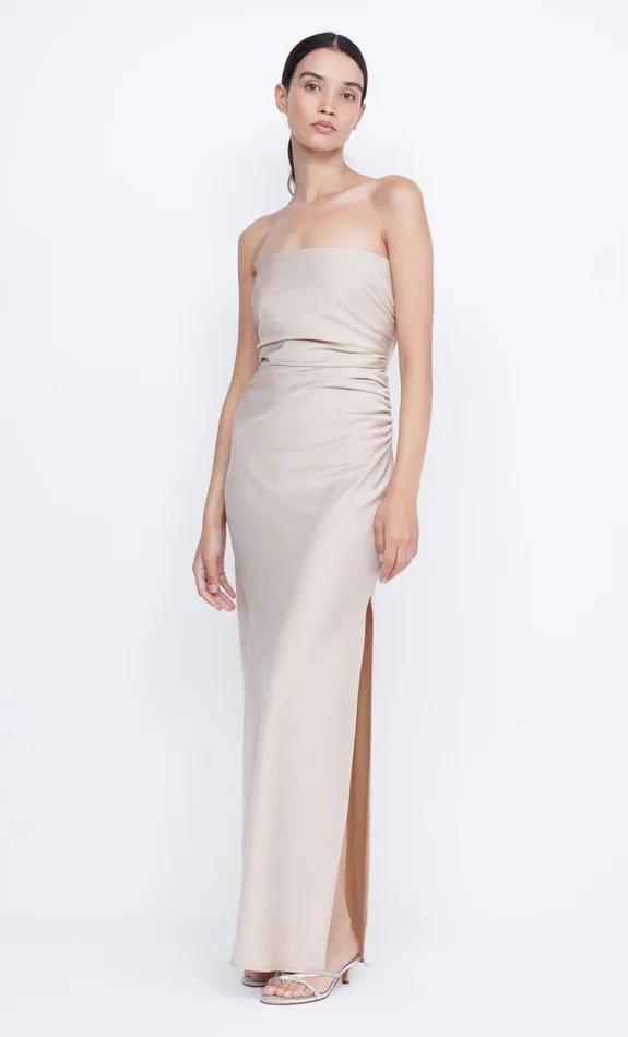 Women ETERNITY STRAPLESS MAXI 8211 SAND Bec Bridge Prom Dresses