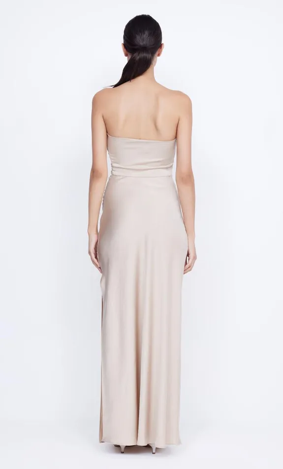 Women ETERNITY STRAPLESS MAXI 8211 SAND Bec Bridge Prom Dresses