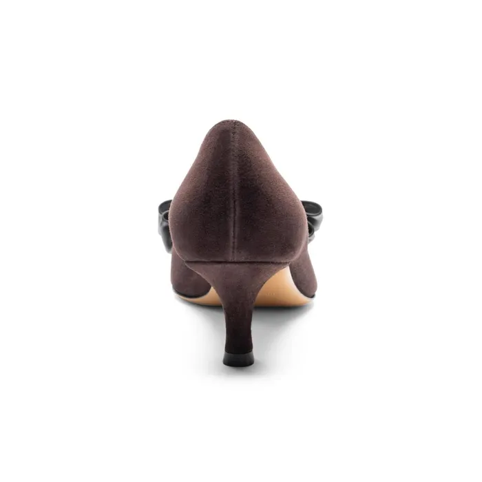 Women Evening Bruno Magli Nadia Pump Brown Suede