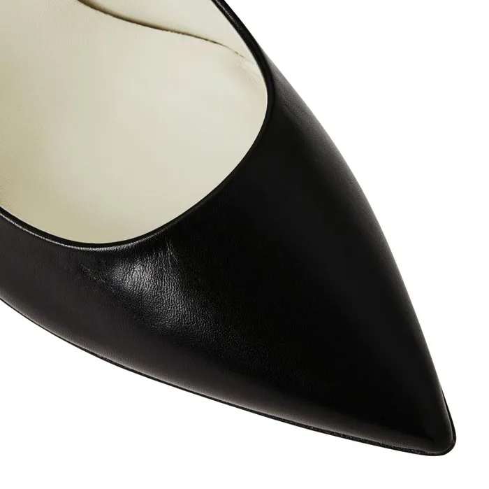 Women Evening Bruno Magli Telma Leather PointedToe Pump 8211 Black