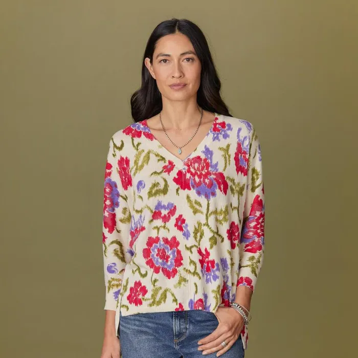 Women Floral Johanna Sweater Ivory Floral Sundance Catalog Sweaters Women Floral Johanna Sweater Ivory Floral Sundance Catalog Sweaters