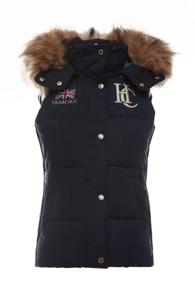 Women Gilets Holland Cooper Team Gilet Ink Navy Women Gilets Holland Cooper Team Gilet Ink Navy