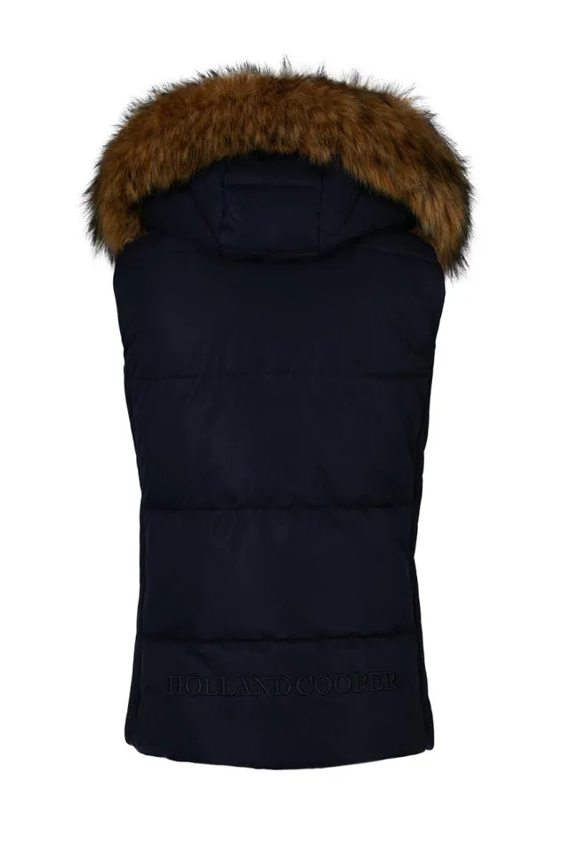 Women Gilets Holland Cooper Team Gilet Ink Navy Women Gilets Holland Cooper Team Gilet Ink Navy