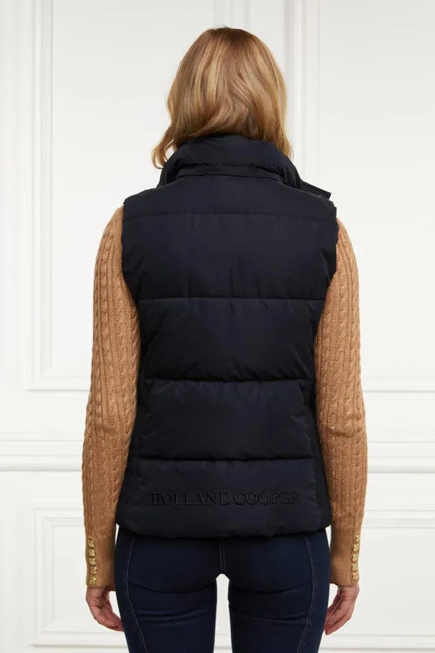 Women Gilets Holland Cooper Team Gilet Ink Navy Women Gilets Holland Cooper Team Gilet Ink Navy