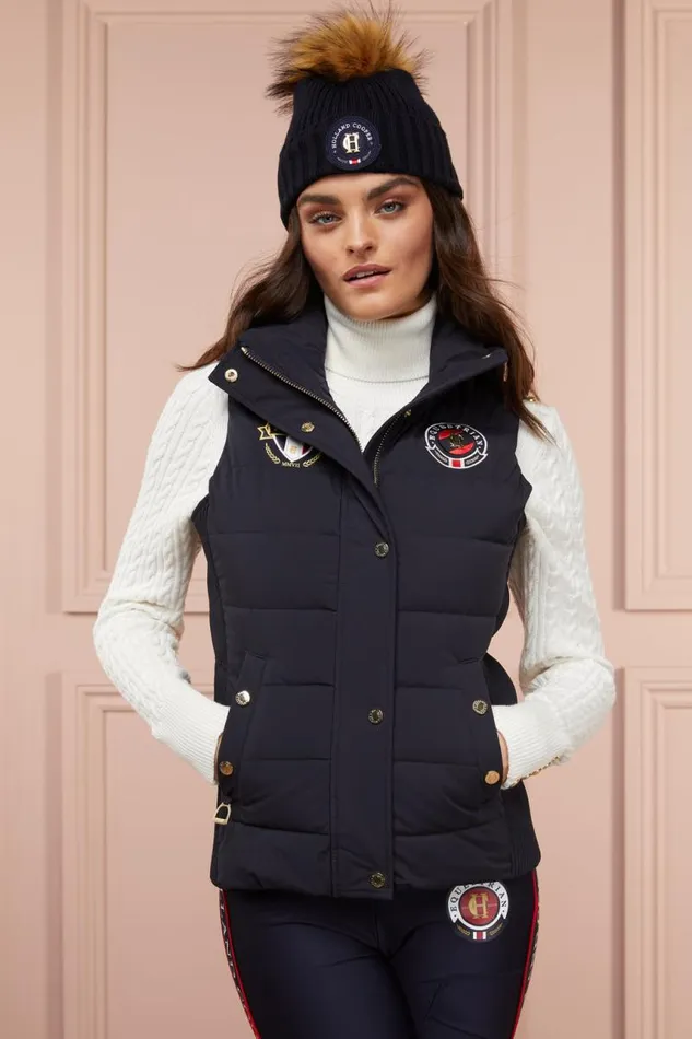 Women Gilets Holland Cooper Team HC Gilet Ink Navy