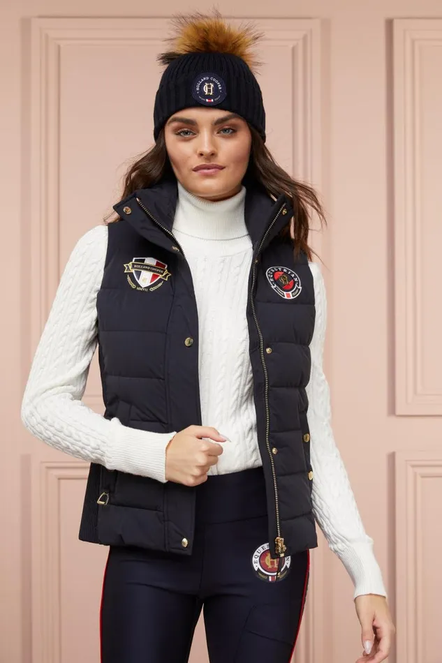 Women Gilets Holland Cooper Team HC Gilet Ink Navy Women Gilets Holland Cooper Team HC Gilet Ink Navy