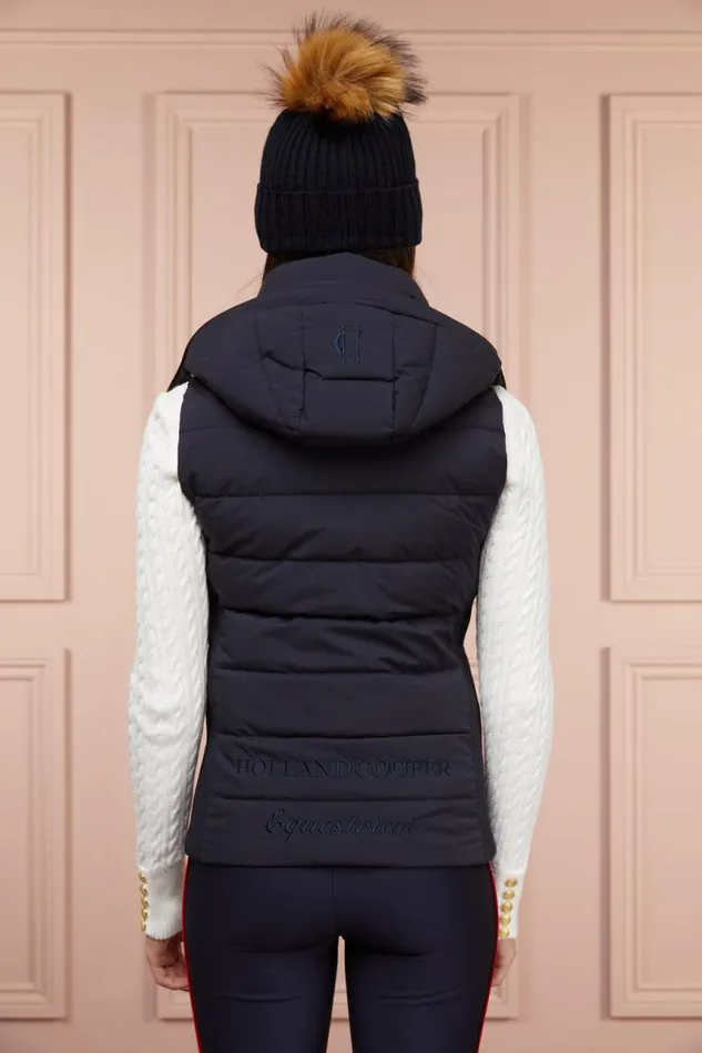 Women Gilets Holland Cooper Team HC Gilet Ink Navy Women Gilets Holland Cooper Team HC Gilet Ink Navy