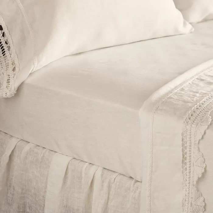 Women Gossamer Linen Fitted Sheet Sea Sundance Catalog Bedding and Bath Women Gossamer Linen Fitted Sheet Sea Sundance Catalog Bedding and Bath
