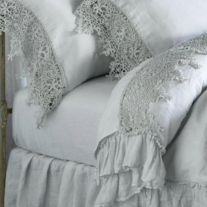 Women Gossamer Linen Fitted Sheet Sea Sundance Catalog Bedding and Bath Women Gossamer Linen Fitted Sheet Sea Sundance Catalog Bedding and Bath