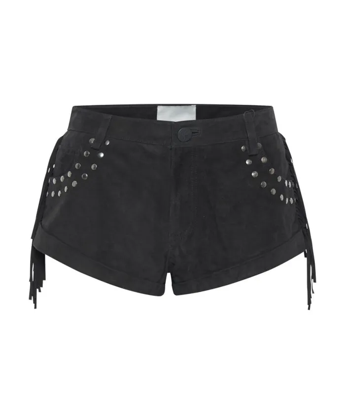 Women GOTHIC RODEO FRINGED SUEDE STUDDED BANDITS LOW WAIST SHORTS One Teaspoon Bottoms Women GOTHIC RODEO FRINGED SUEDE STUDDED BANDITS LOW WAIST SHORTS One Teaspoon Bottoms