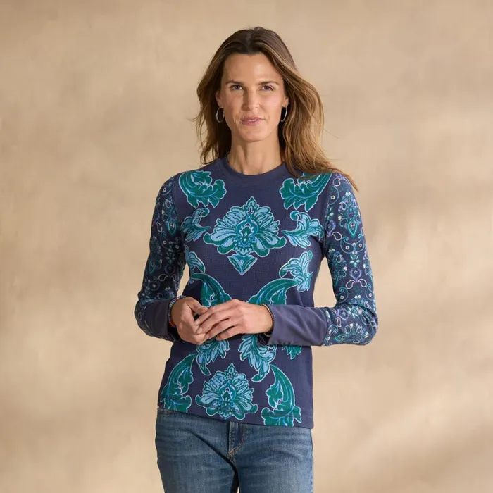 Women Gretchen Thermal Sapphire Sundance Catalog Tops Women Gretchen Thermal Sapphire Sundance Catalog Tops