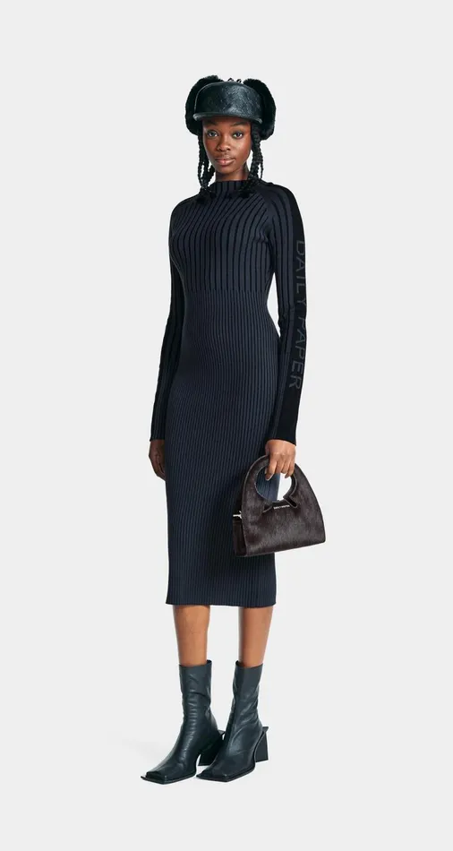 Women Grey Lore Knit Dress Daily Paper Knitwear