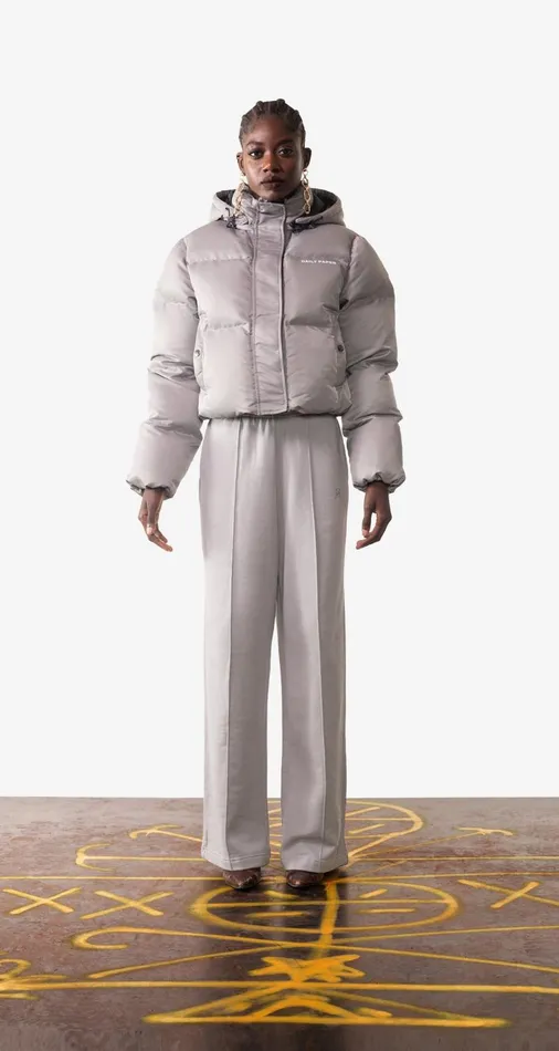 Women Grey Weather Epuff Cropped Jacket Daily Paper Jackets Women Grey Weather Epuff Cropped Jacket Daily Paper Jackets