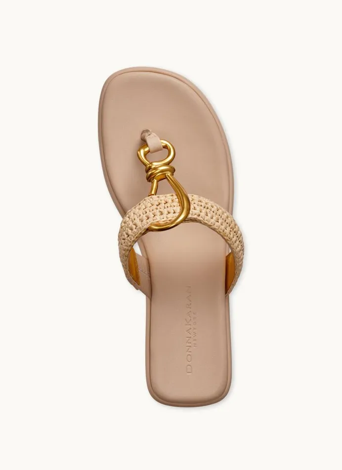 Women HARLYN WEDGE SANDAL Naturalnude Donna Karan New York Sandals