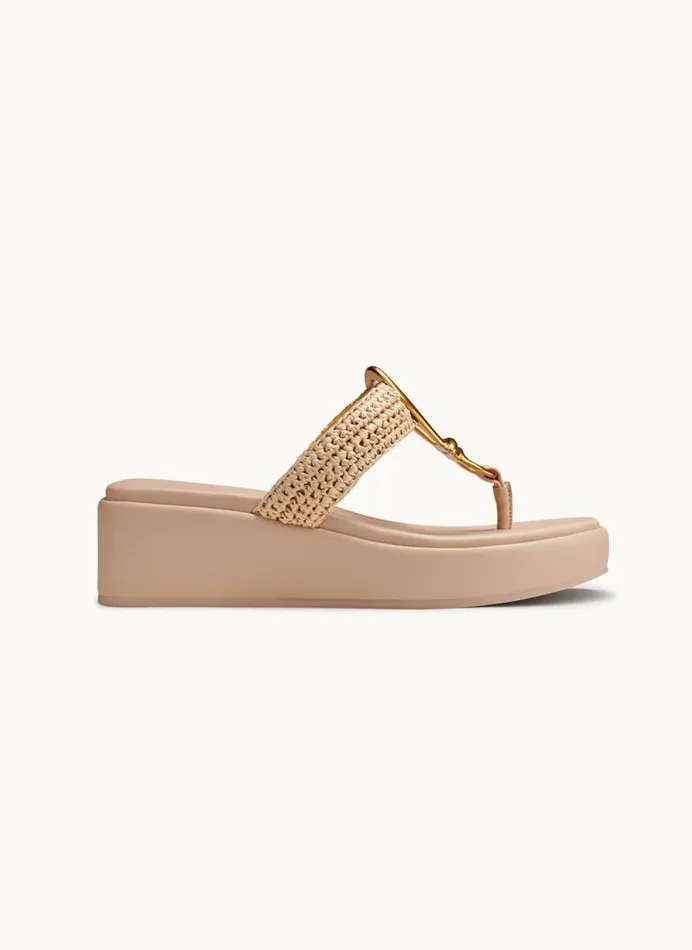 Women HARLYN WEDGE SANDAL Naturalnude Donna Karan New York Sandals