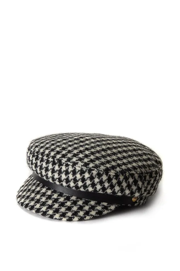 Women Hats and Headbands Holland Cooper Bretton Hat Houndstooth
