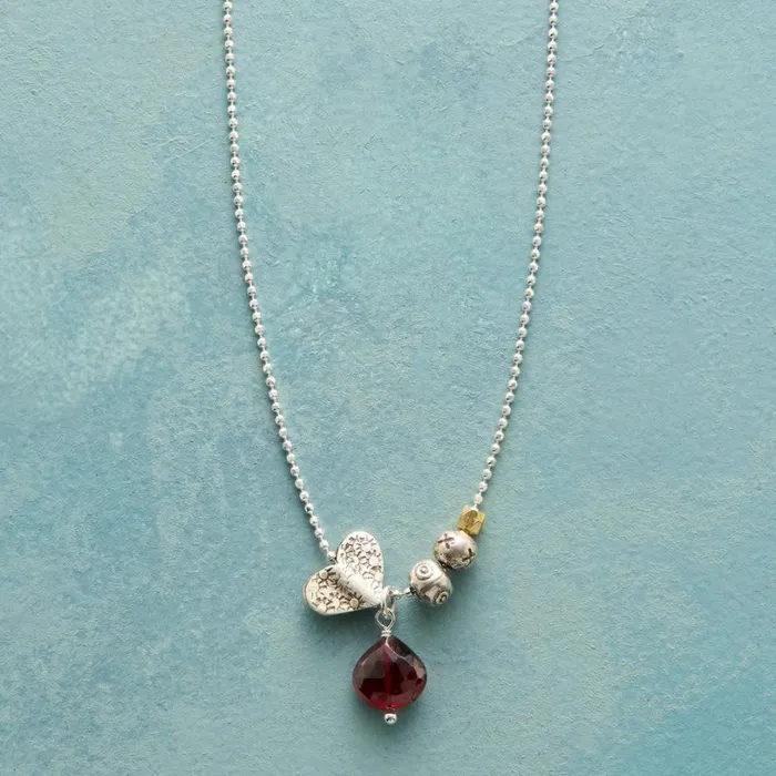 Women Heart Birthstone Necklace Sundance Catalog Necklaces