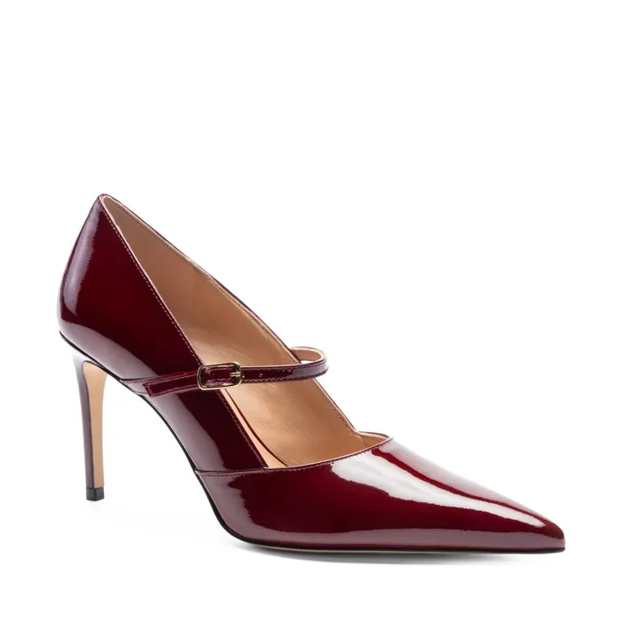 Women Heels Bruno Magli Prima Pump Bordeaux Patent