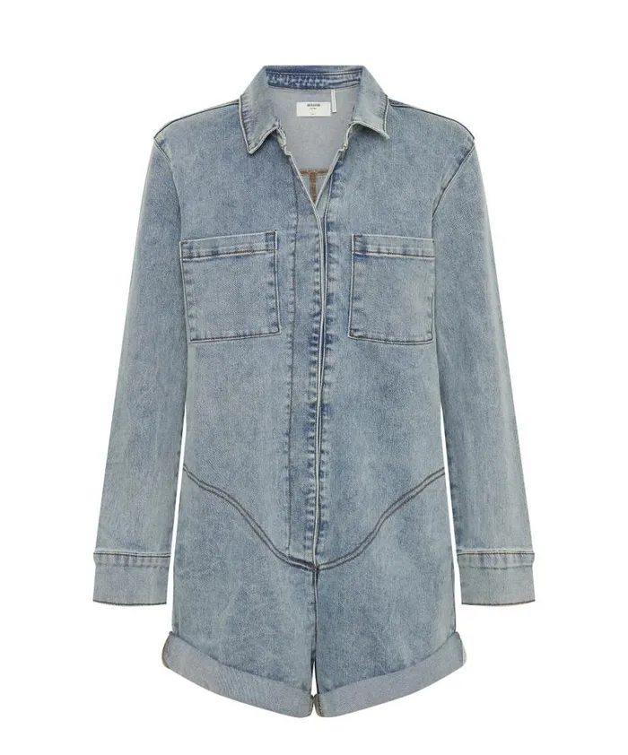 Women HENDRIXE PROPHECY JUMPSUIT BLUE One Teaspoon Denim Jumpsuits Women HENDRIXE PROPHECY JUMPSUIT BLUE One Teaspoon Denim Jumpsuits