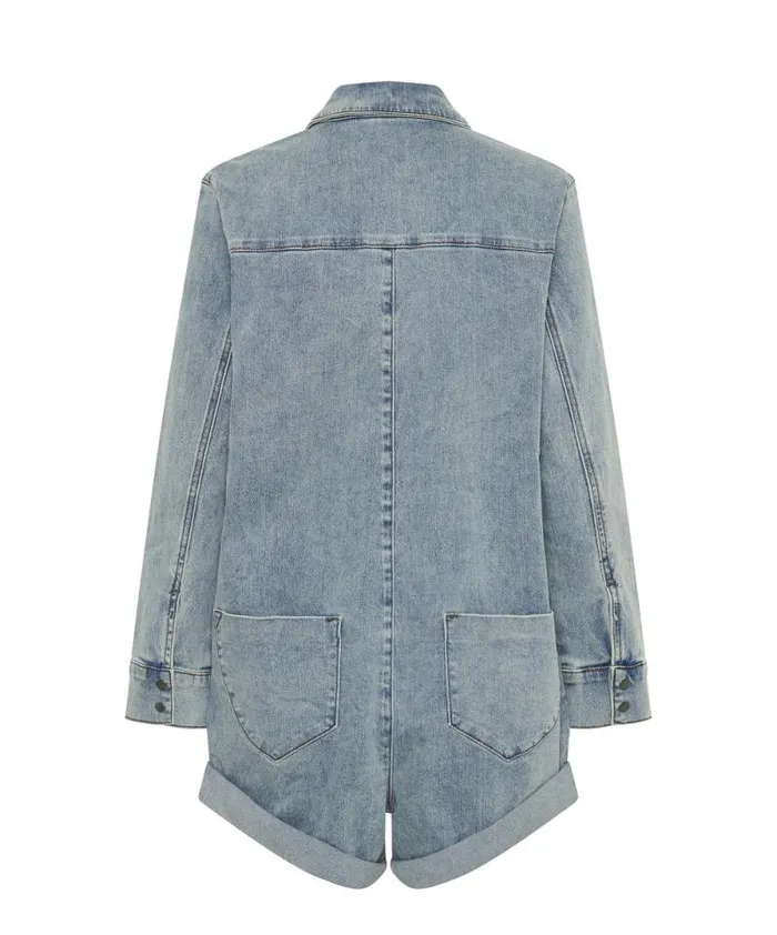 Women HENDRIXE PROPHECY JUMPSUIT BLUE One Teaspoon Denim Jumpsuits Women HENDRIXE PROPHECY JUMPSUIT BLUE One Teaspoon Denim Jumpsuits