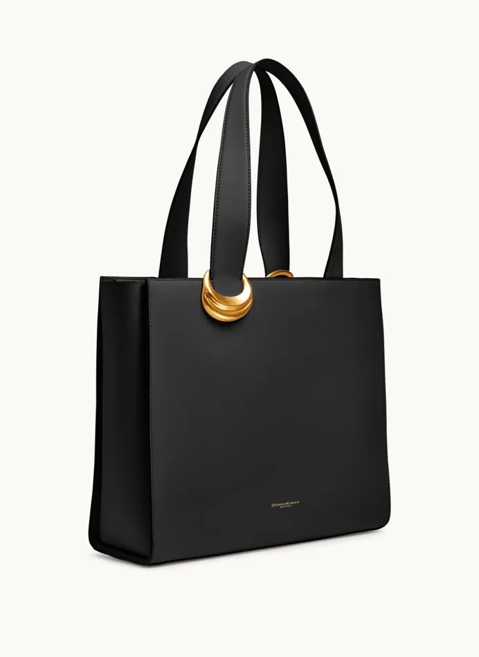 Women HEWLETT TOTE Blackgold Donna Karan New York Totes
