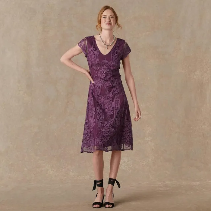 Women Hidden Avenue Dress Burgundy Sundance Catalog Dresses and Jumpsuits