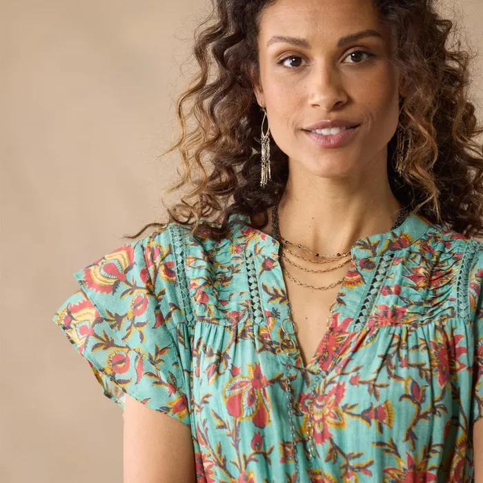 Women High Vines Dress Turquoise Sundance Catalog Dresses and Jumpsuits