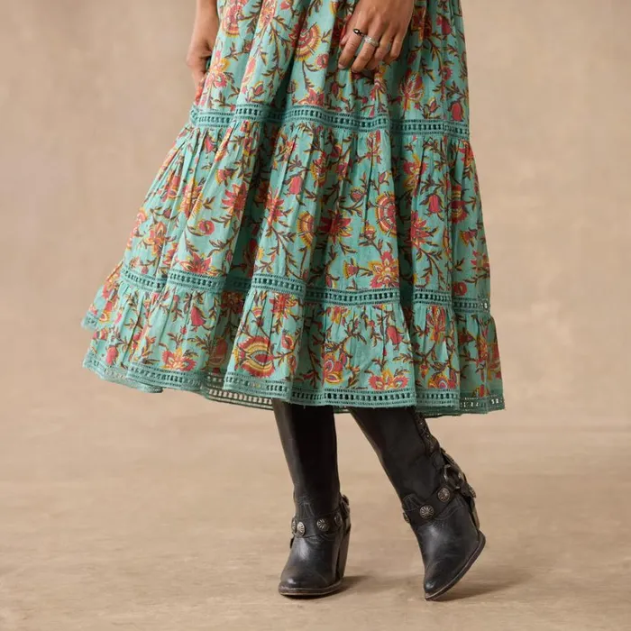 Women High Vines Dress Turquoise Sundance Catalog Dresses and Jumpsuits