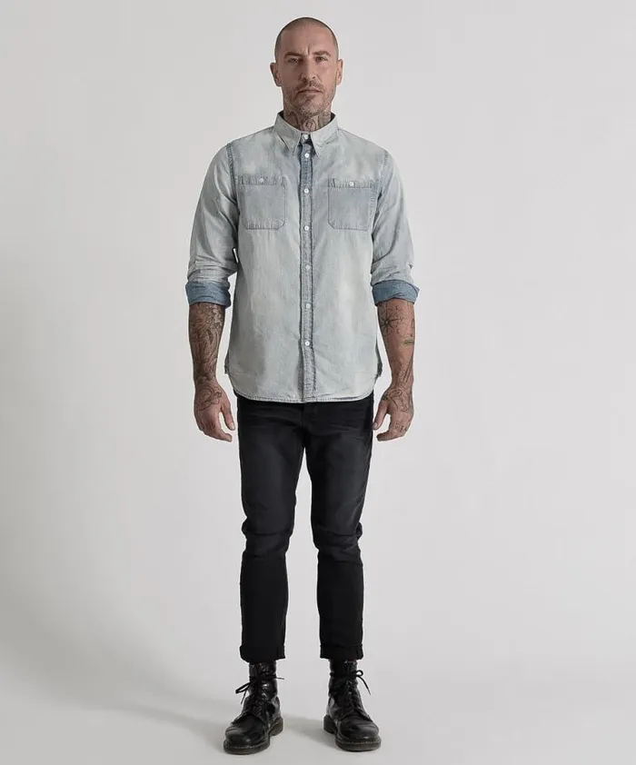 Women HOMME LIBERTY SHIRT 0 One Teaspoon Denim Shirts
