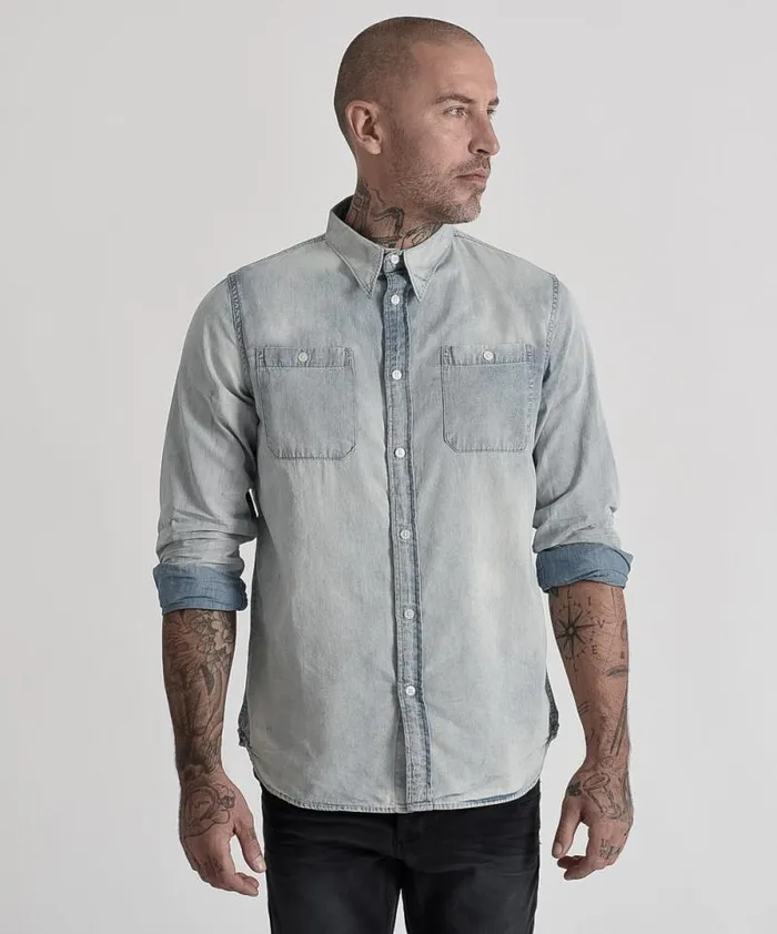 Women HOMME LIBERTY SHIRT 0 One Teaspoon Denim Shirts