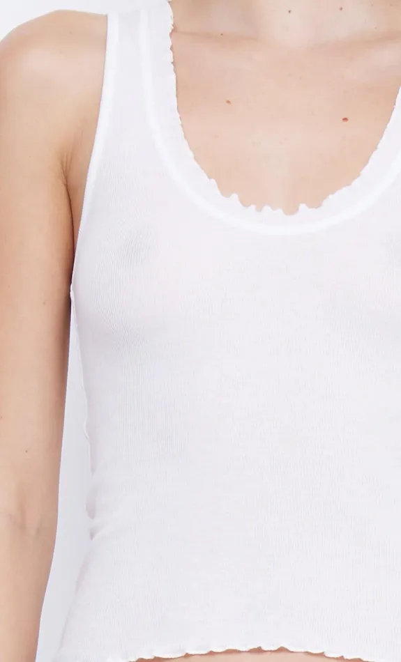 Women ILANA TANK 8211 IVORY Bec Bridge Cropped