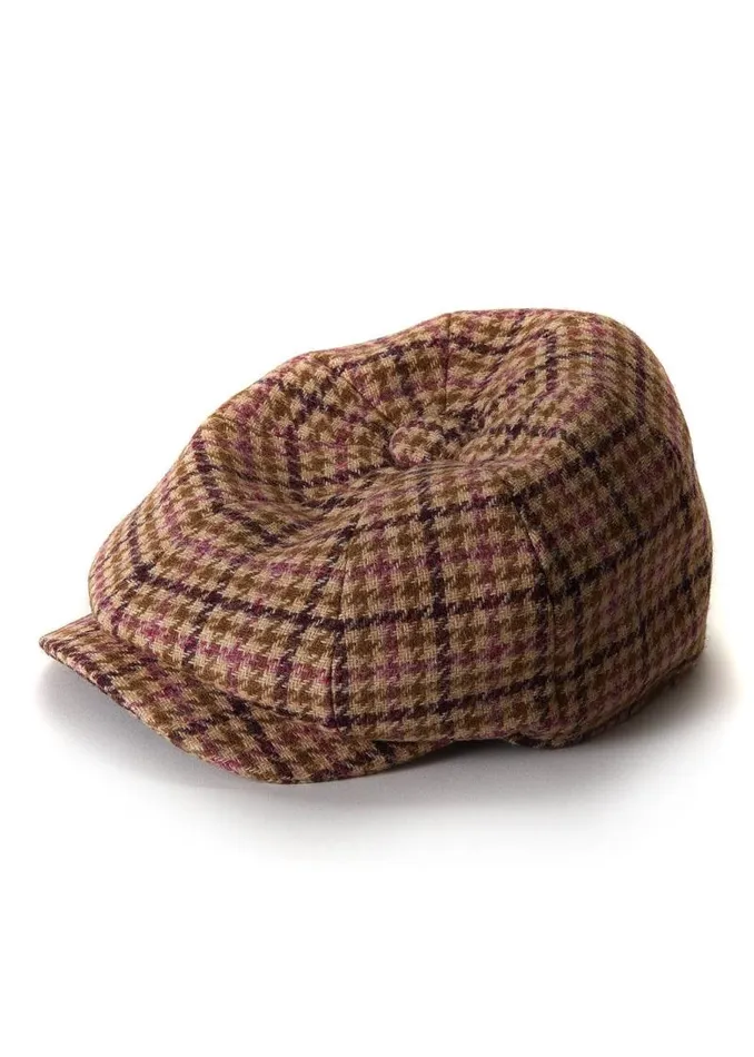 Women In Stock Tailoring Holland Cooper Baker Boy Cap Sudeley Pink