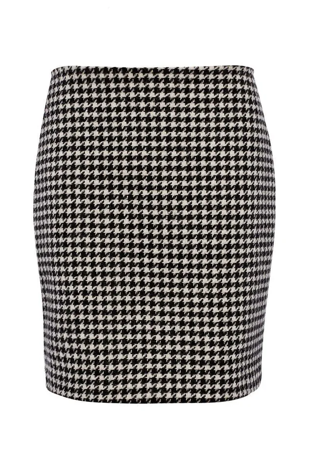 Women In Stock Tailoring Holland Cooper Chelsea Skirt Houndstooth Women In Stock Tailoring Holland Cooper Chelsea Skirt Houndstooth