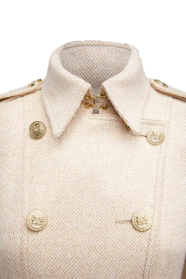 Women In Stock Tailoring Holland Cooper Full Length Marlborough Trench Coat Biscuit