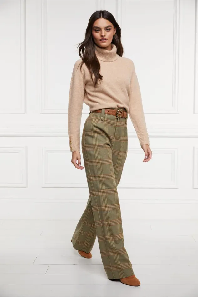 Women In Stock Tailoring Holland Cooper High Waisted Straight Trouser Leveret Women In Stock Tailoring Holland Cooper High Waisted Straight Trouser Leveret