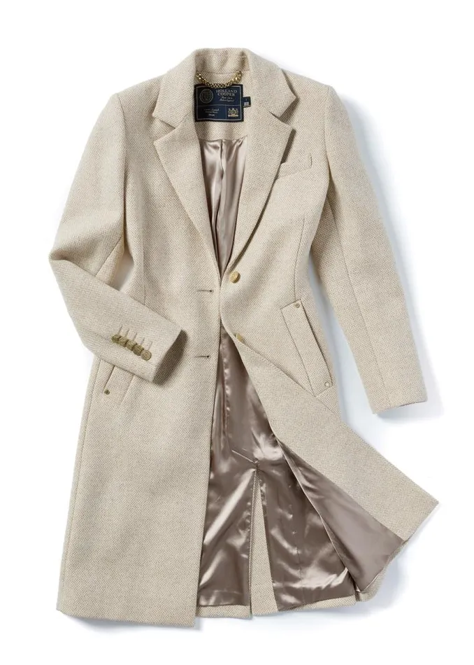 Women In Stock Tailoring Holland Cooper Regency Coat Biscuit