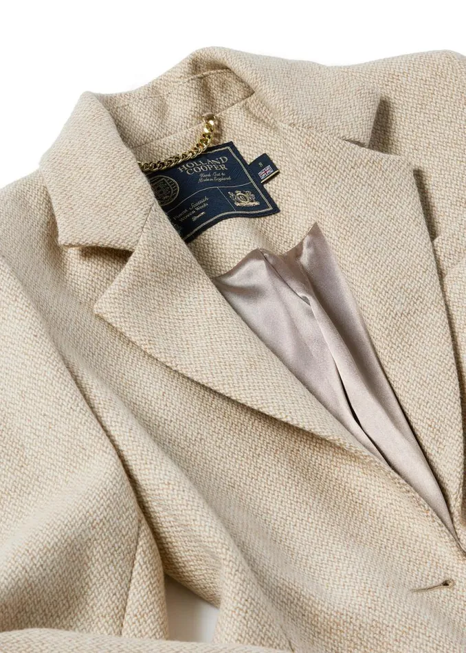 Women In Stock Tailoring Holland Cooper Regency Coat Biscuit