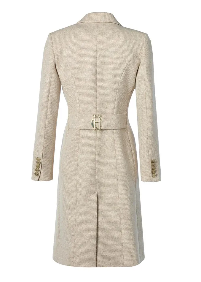 Women In Stock Tailoring Holland Cooper Regency Coat Biscuit