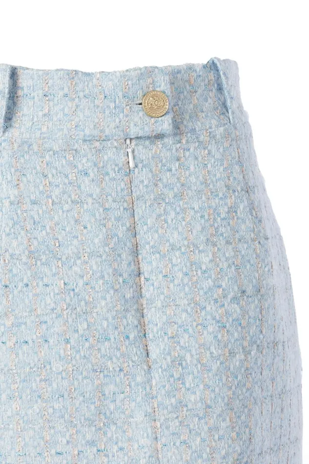 Women In Stock Tailoring Holland Cooper Regency Skirt Sky Blue Boucle Women In Stock Tailoring Holland Cooper Regency Skirt Sky Blue Boucle