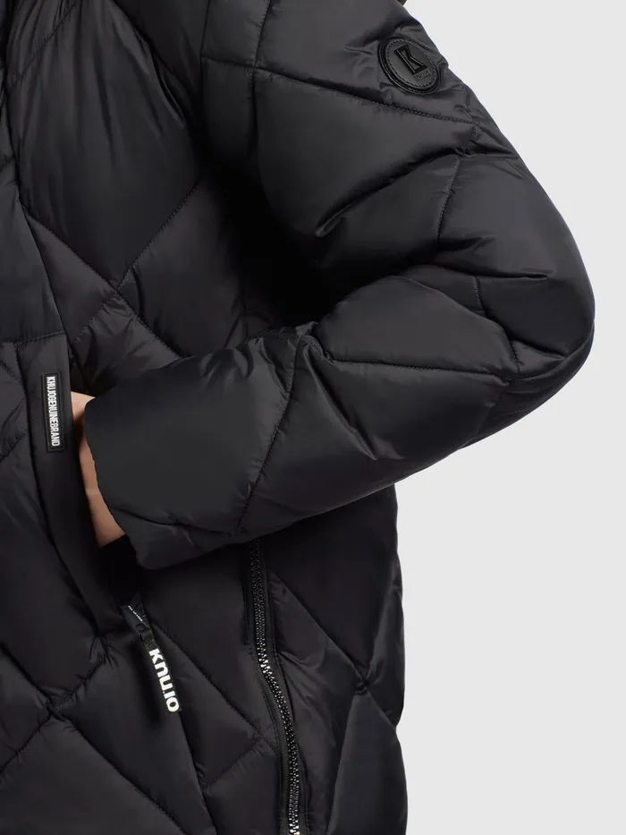Women Jacke ZALONA Dunkelgrau Dunkelgrau Puffer Jackets KHUJO