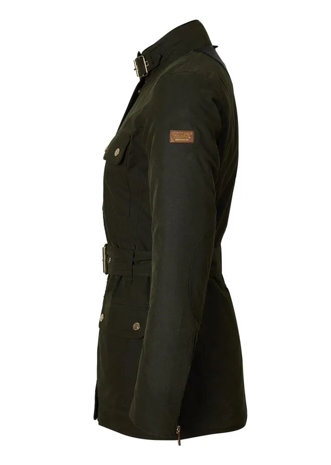 Women Jackets Holland Cooper Wax Field Jacket Dark Olive