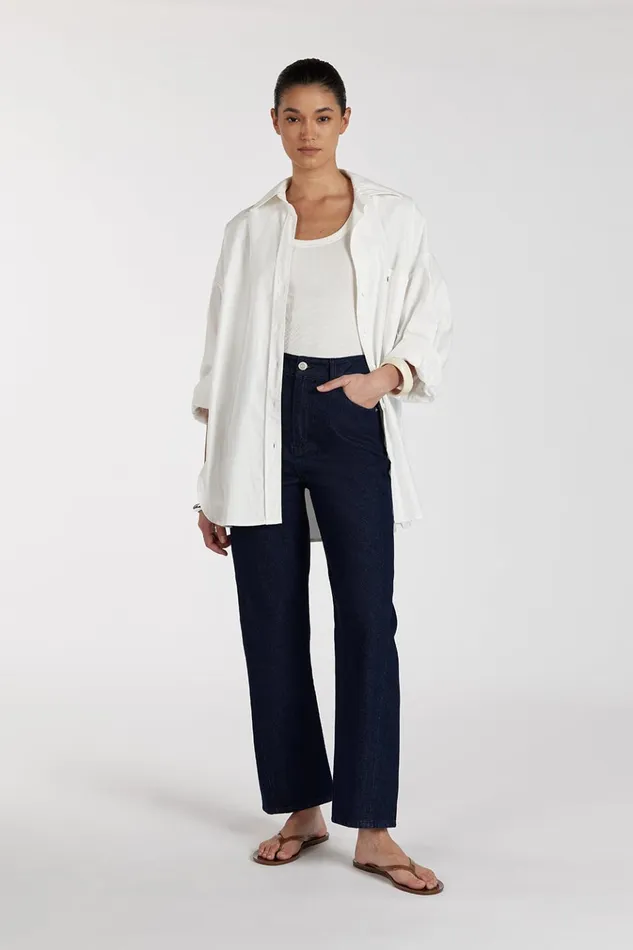 Women Jeans DISSH FINN INDIGO TWISTED SEAM JEAN