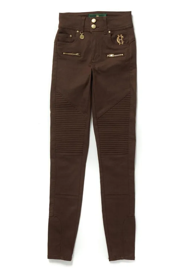 Women Jeans Holland Cooper Biker Jean Chocolate Women Jeans Holland Cooper Biker Jean Chocolate