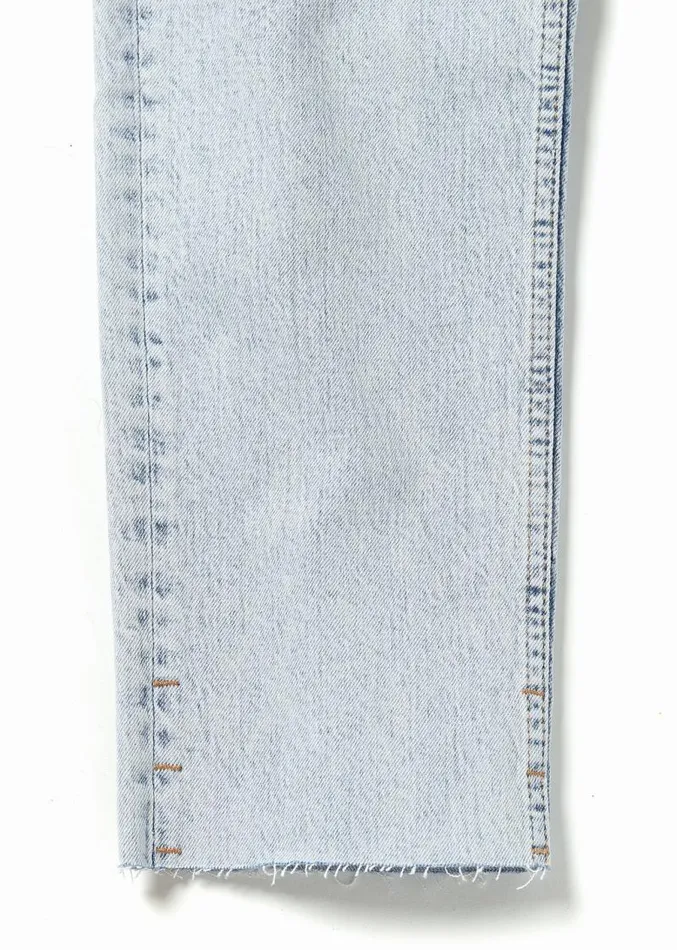 Women Jeans Holland Cooper High Rise Slim Jean Light Stone Wash
