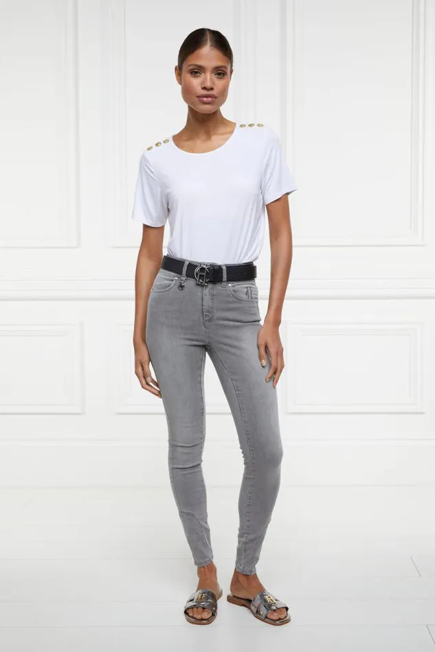 Women Jeans Holland Cooper Jodhpur Jean Soft Grey