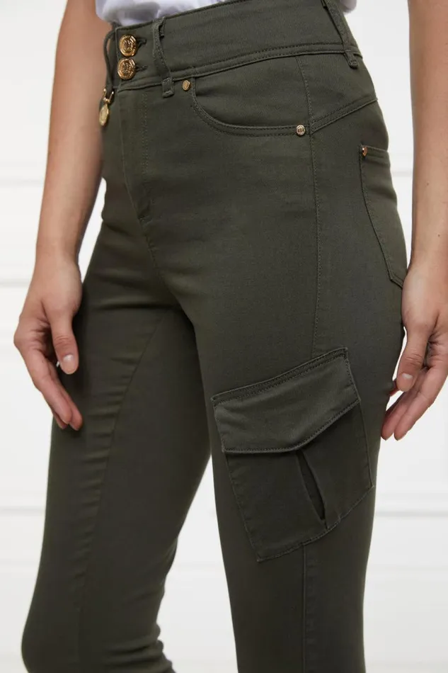 Women Jeans Holland Cooper Juliana Cargo Jean Hunter Green Women Jeans Holland Cooper Juliana Cargo Jean Hunter Green