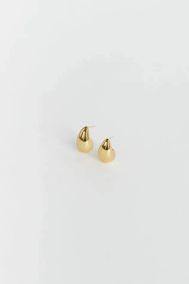 Women Jewellery DISSH PORTER BABY BLOB GOLD EARRINGS